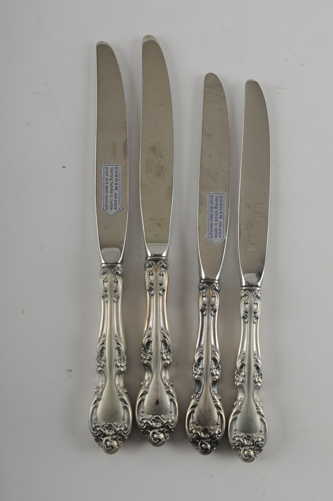 Sterling Silver Flatware by Gorham in the "Melrose" Pattern EBTH
