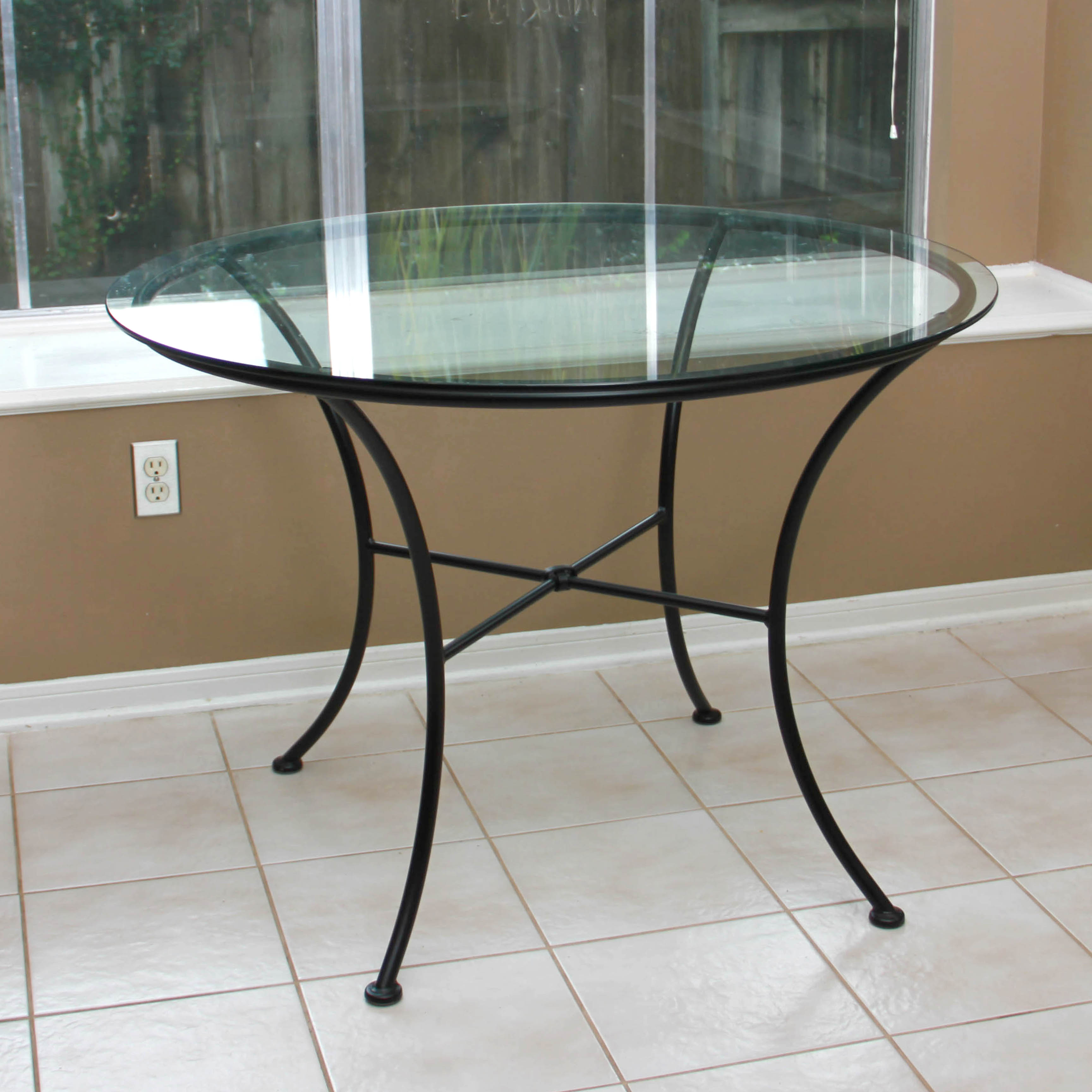 Glass Patio Table EBTH