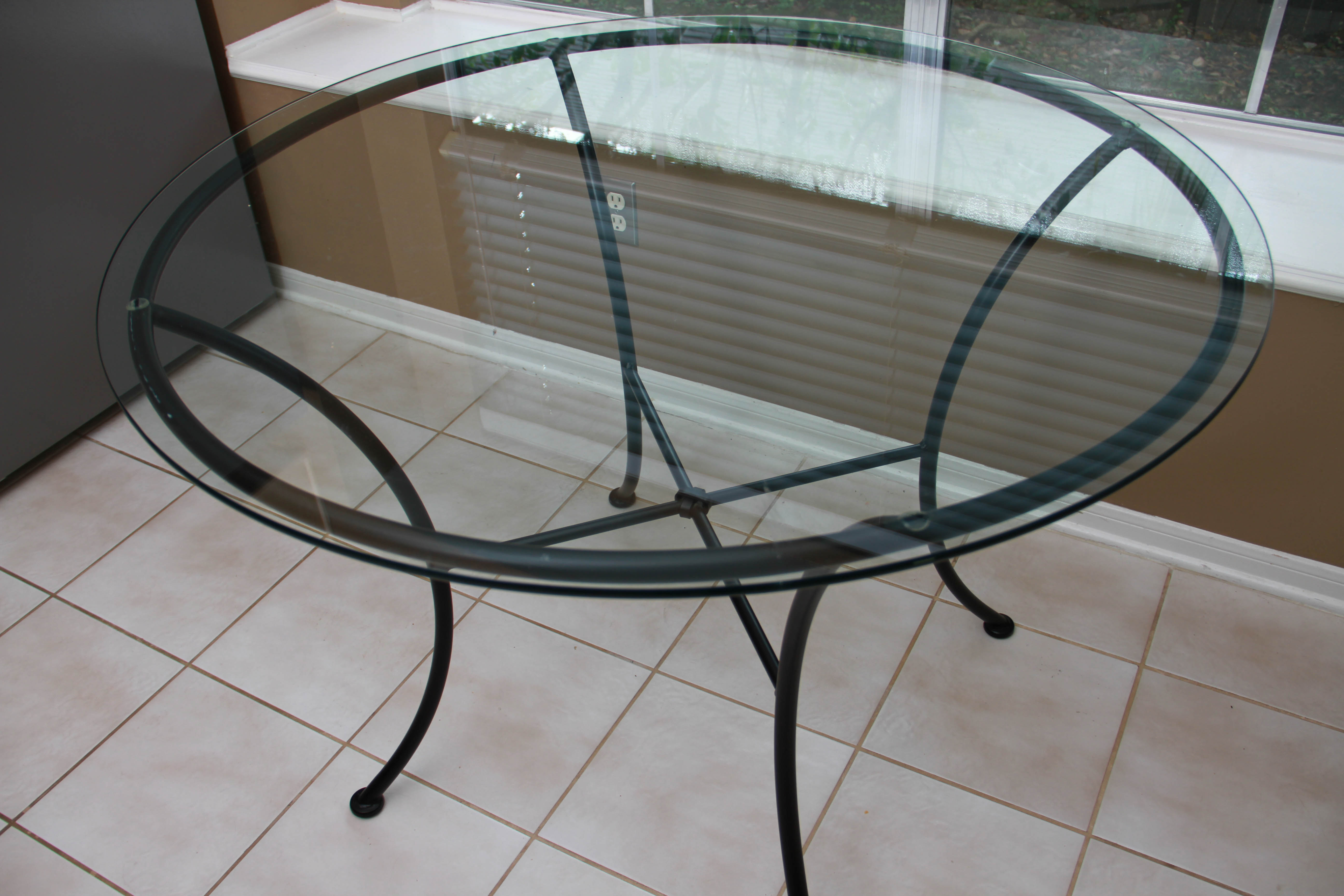 Glass Patio Table EBTH