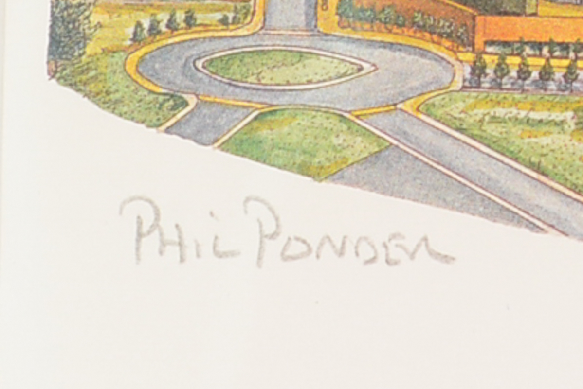 Set of Offset Lithographs Including Signed Phil Ponder Print | EBTH