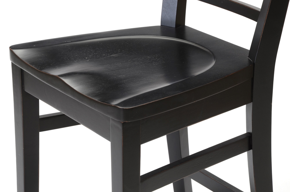 Ethan Allen Black Counter Height Stools EBTH