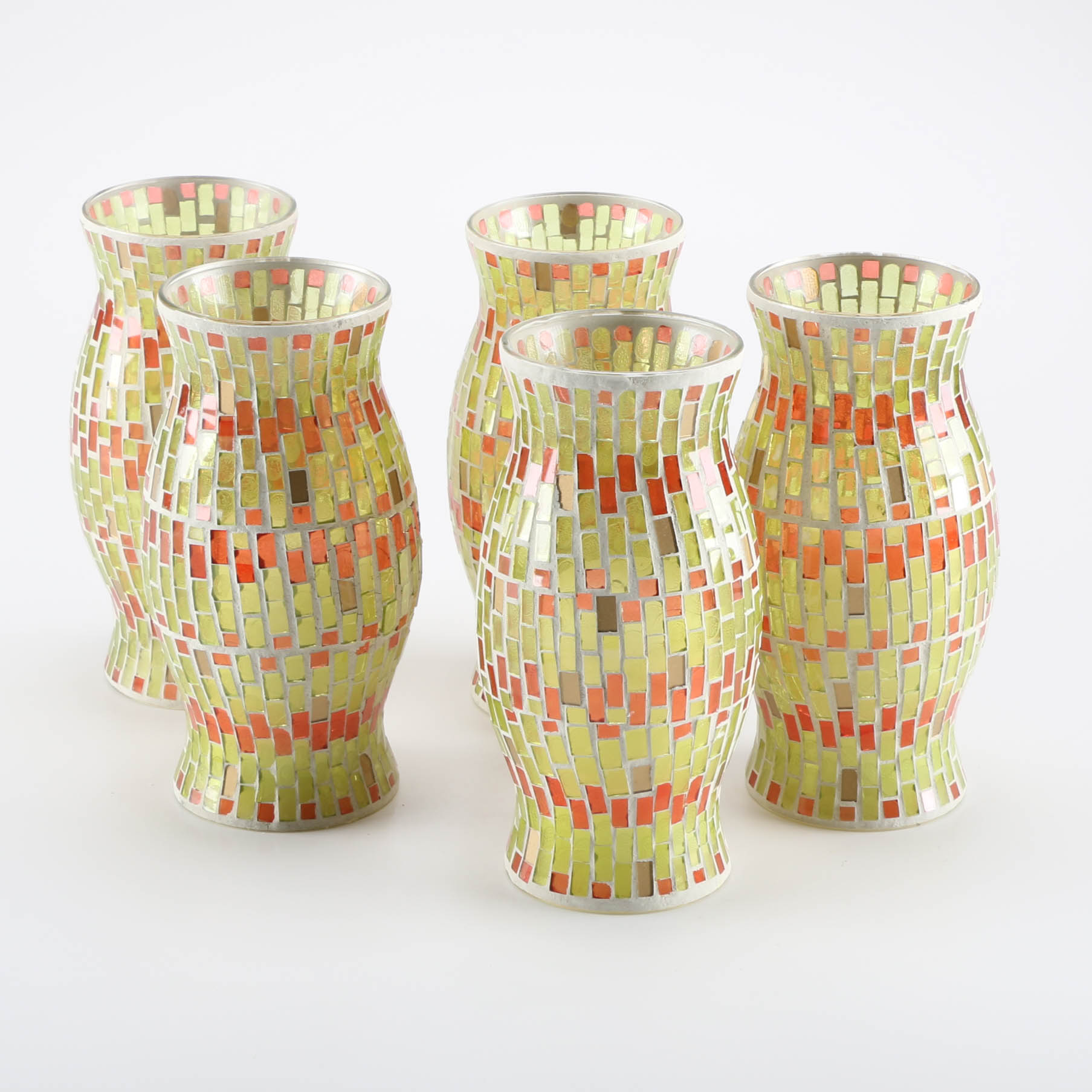 Mosaic Hurricane Candle Holders EBTH