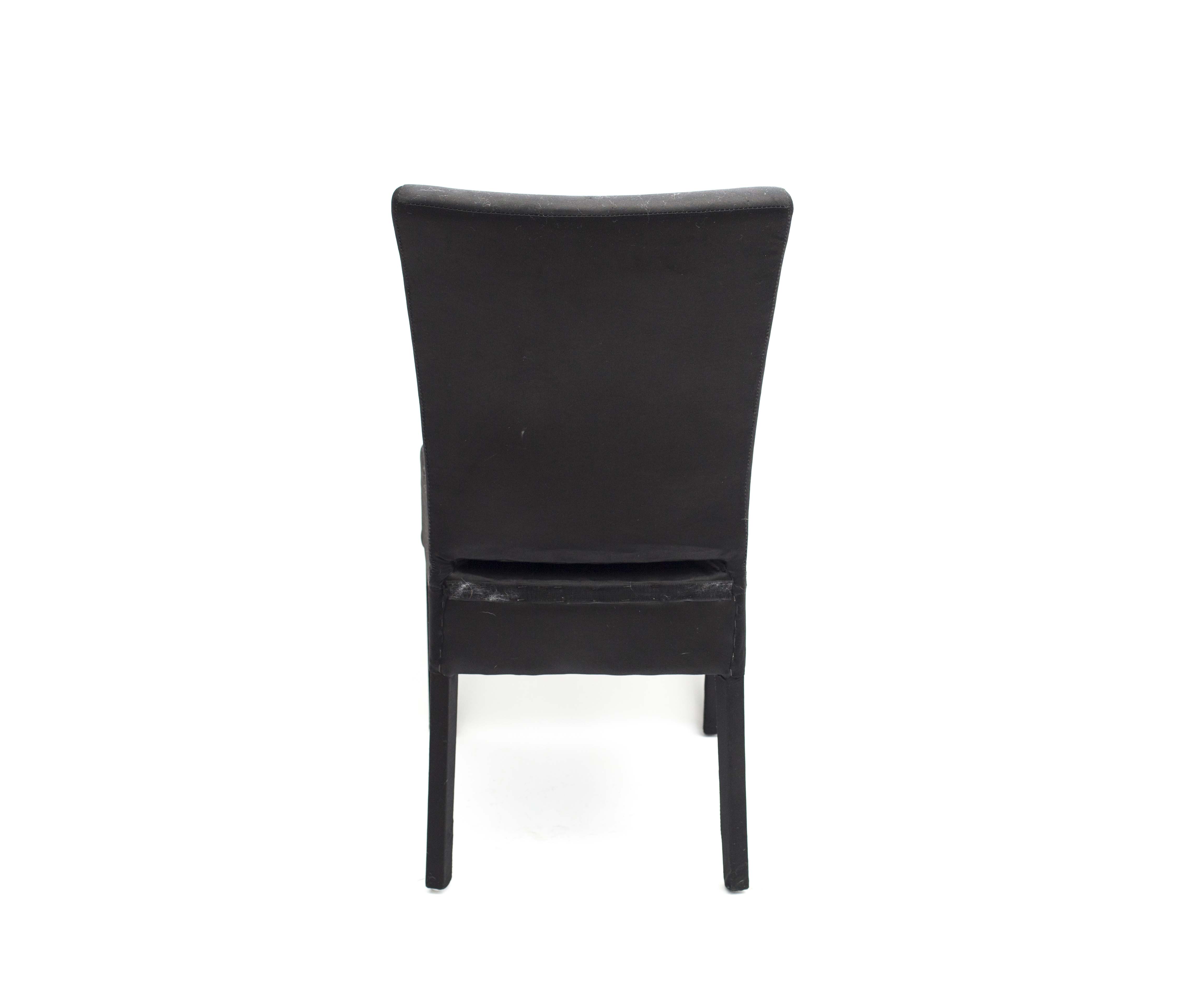 Black Upholstered Chair EBTH