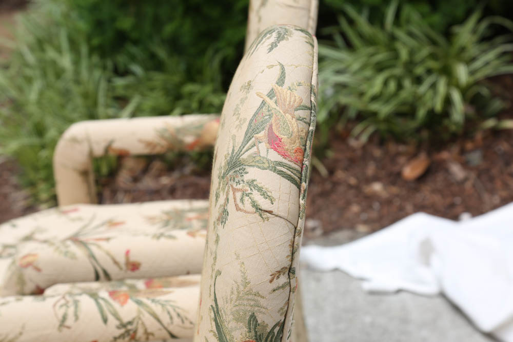 Upholstered Parsons Chairs with Full Skirt EBTH