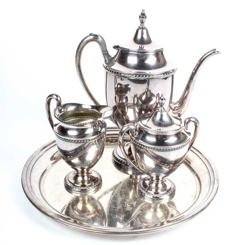 Art S. Co. Silver Plated Tea Service EBTH