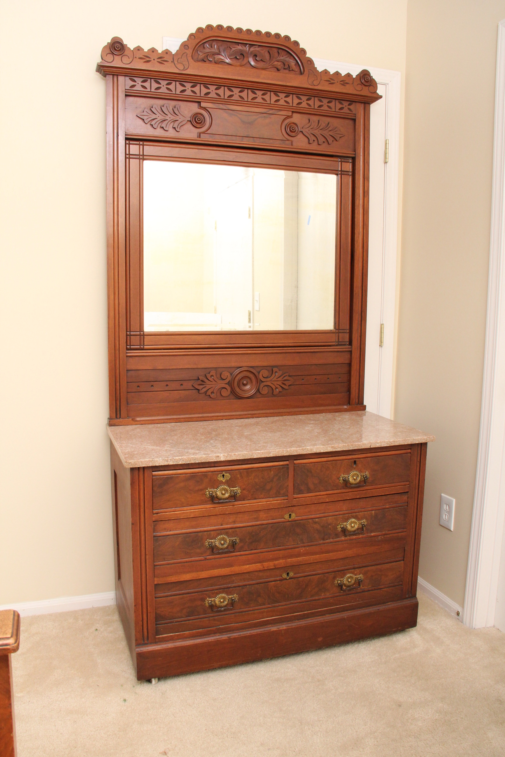 Eastlake Dresser with Swing Mirror EBTH