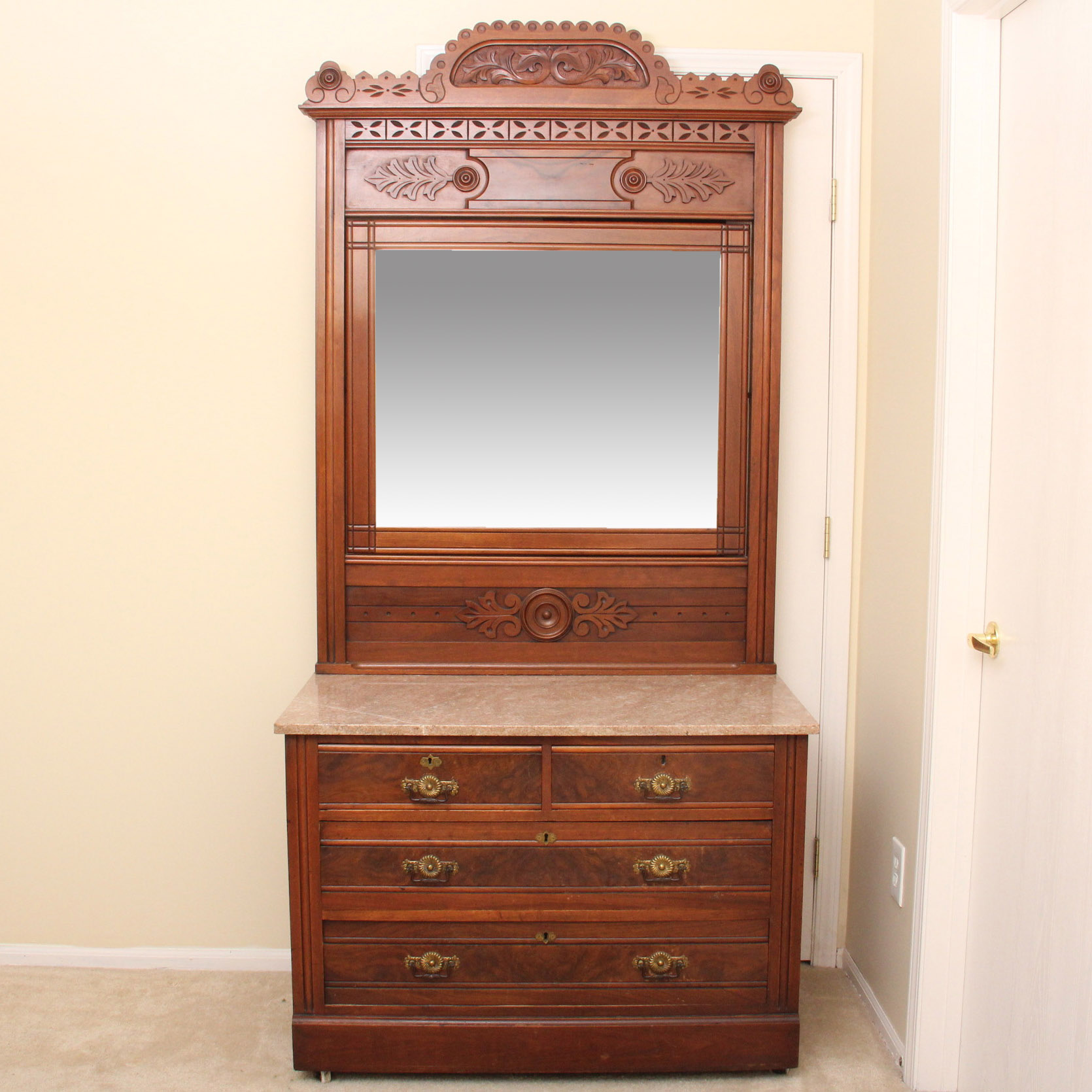 Eastlake Dresser with Swing Mirror EBTH