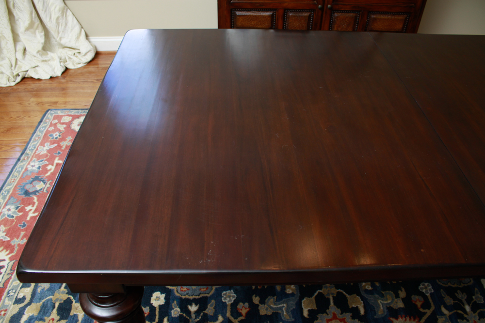 Pottery Barn "Montego" Mahogany Dining Table with Leaves EBTH