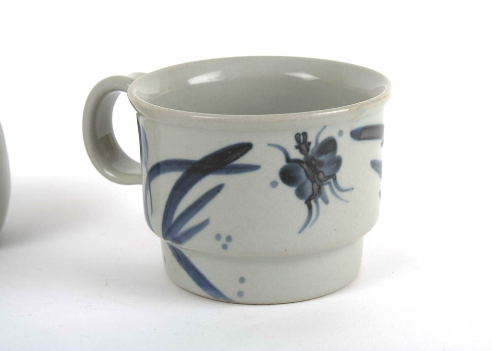 Iron Mountain Stoneware Pieces in Martha's Flowers and Lookout Mountain