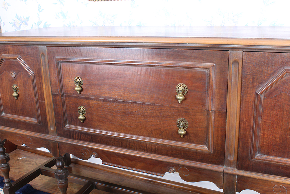 Vintage Jacobean Style Buffet EBTH