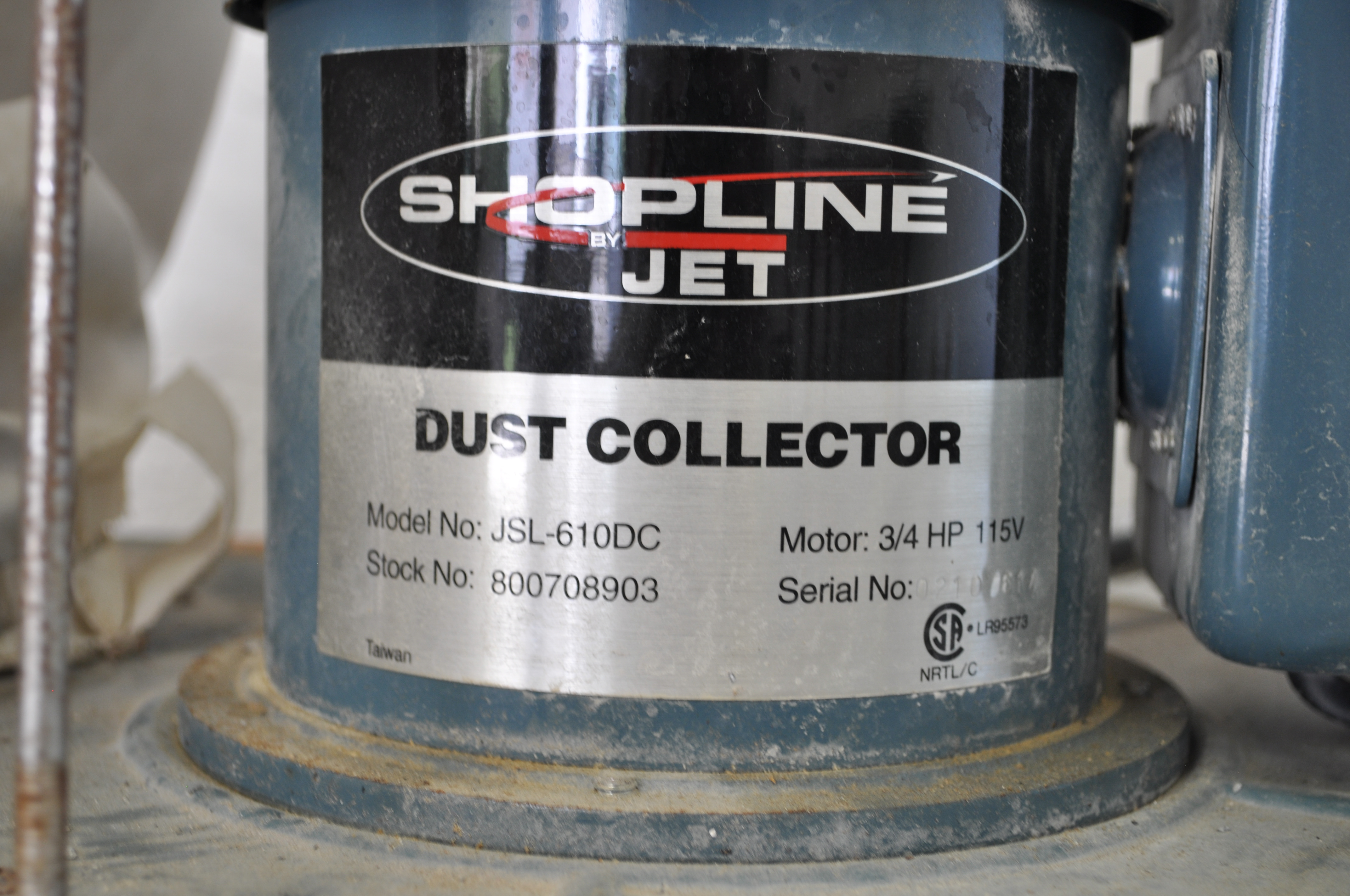 Jet Shopline Dust Collector EBTH