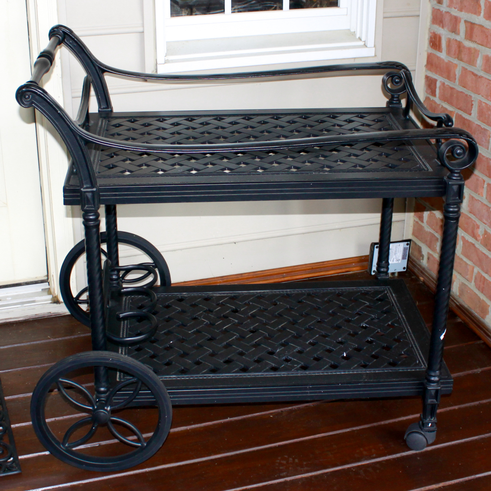 Frontgate Outdoor Bar Cart EBTH