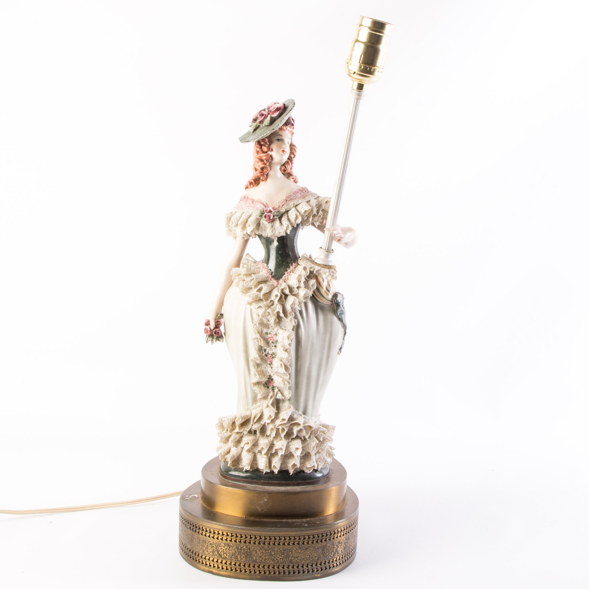 Vintage Victorian Lady Lamp EBTH