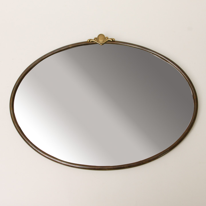 Antique Oval Mirror EBTH