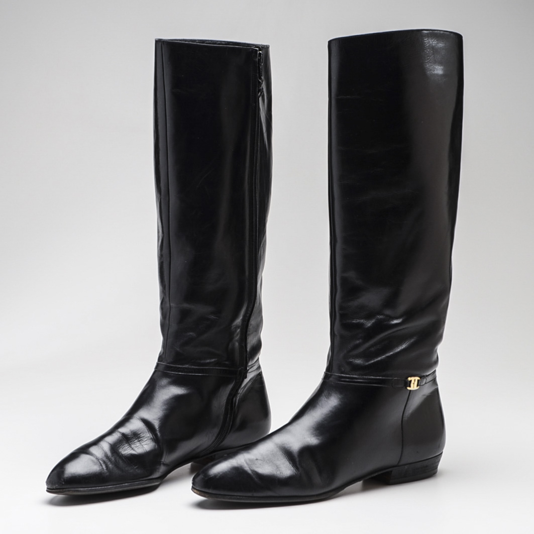 vintage ferragamo boots