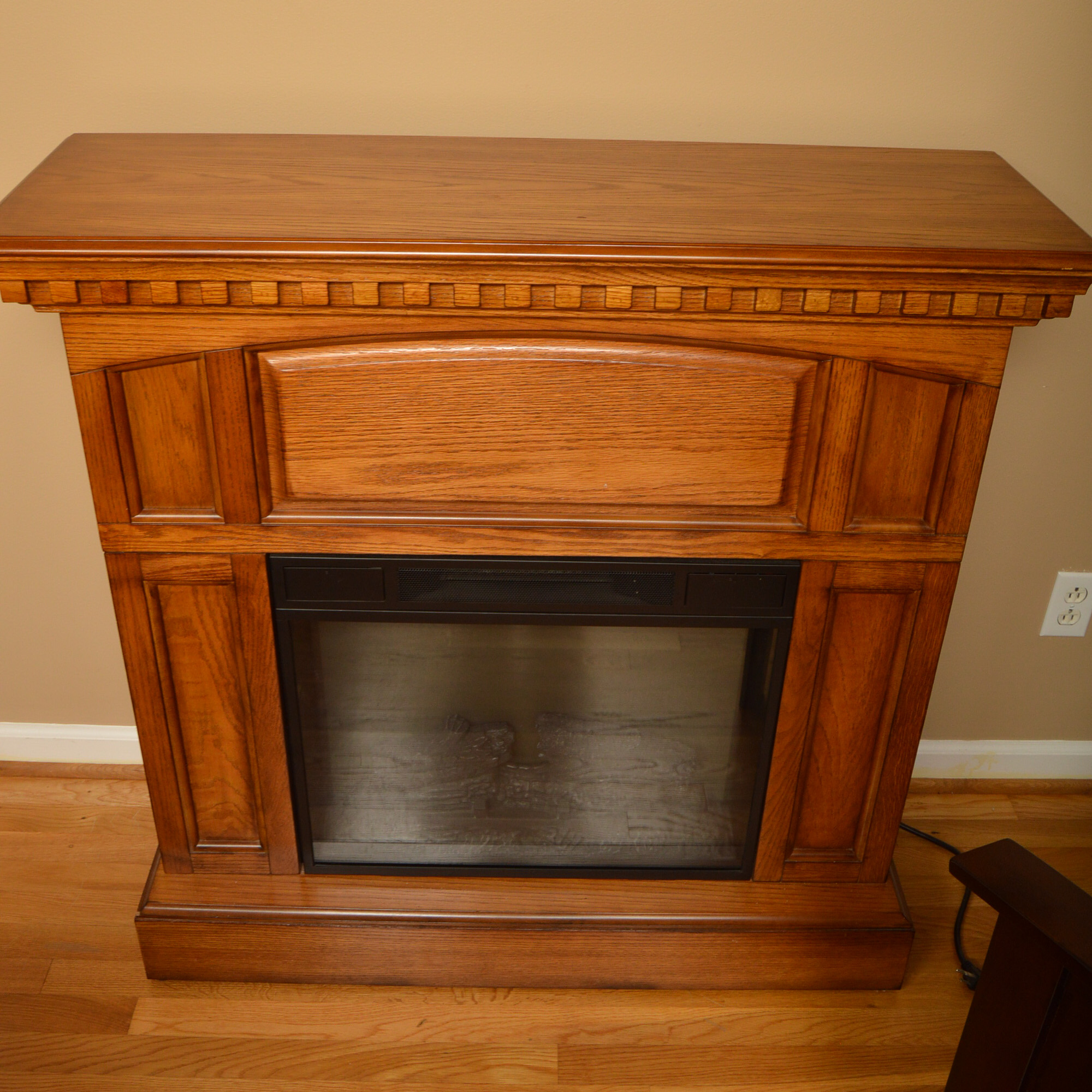Twin Star Faux Fireplace Electric Heater Ebth