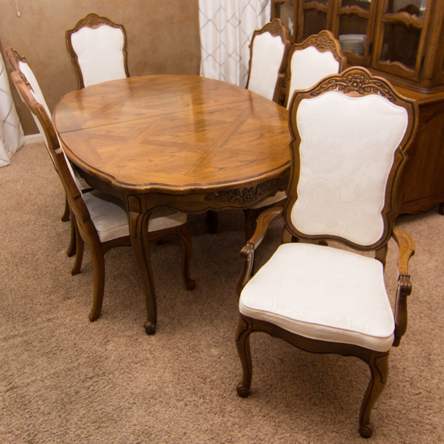 French Provincial Dining Room Table And Chairs | Decoration Items Image