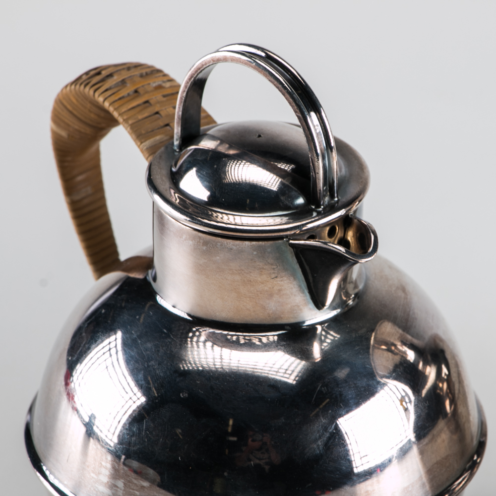 Sterling Silver Pitcher and Silver Plate Kettle EBTH