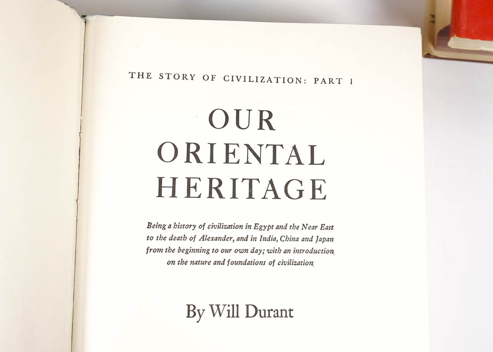 The Story Of Civilization By Will Durant Complete Set Ebth