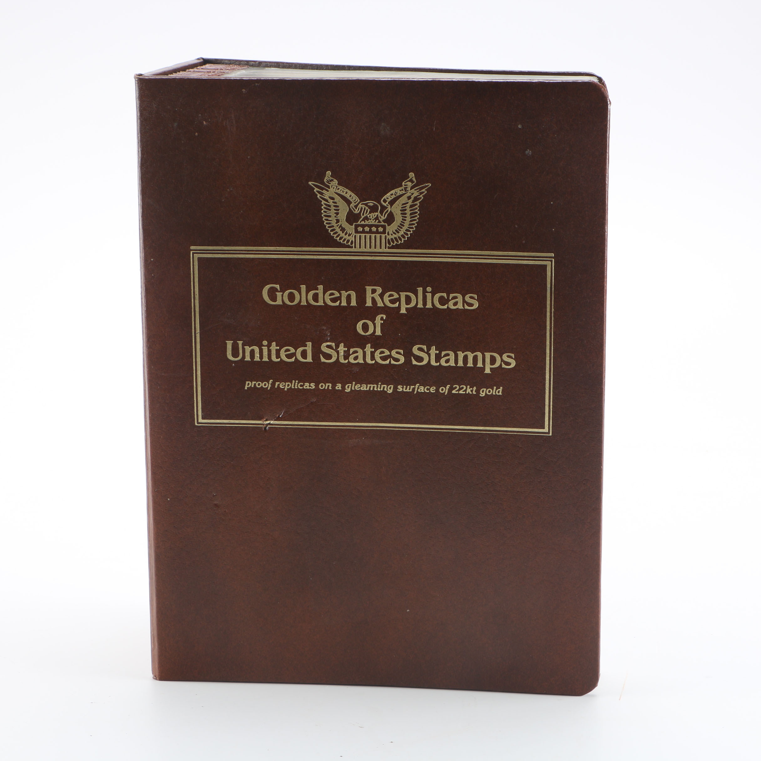 22K Gold Covered Proof Replica Stamp Collection EBTH