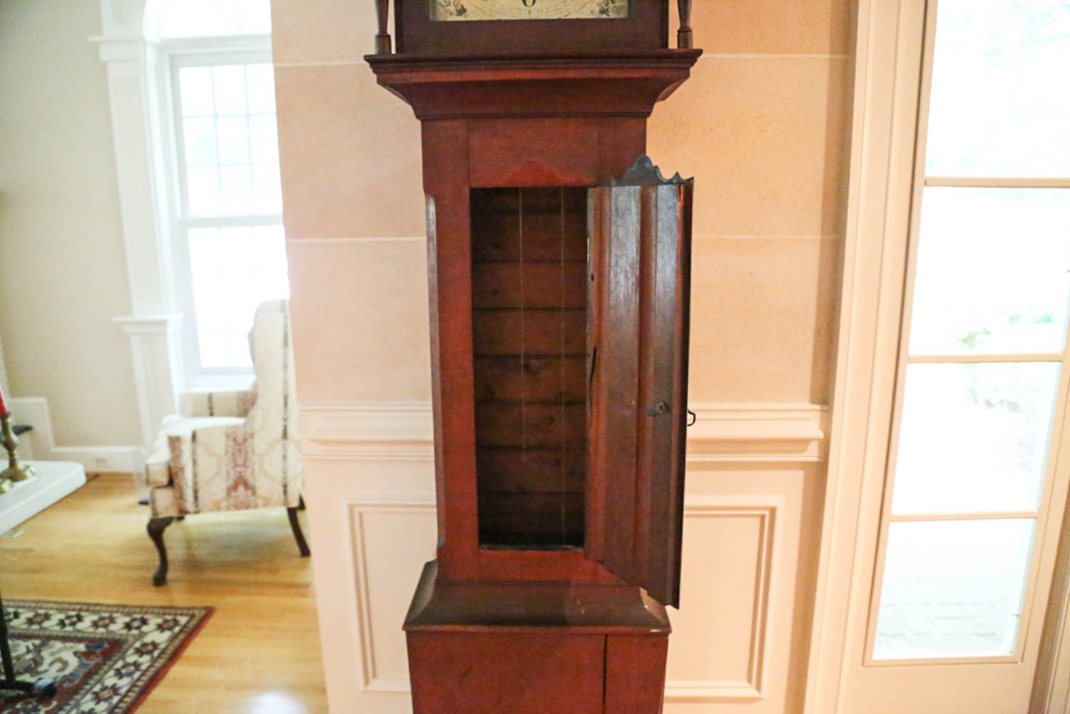 Antique Silas Hoadley Bornholm Style Grandfather Clock EBTH