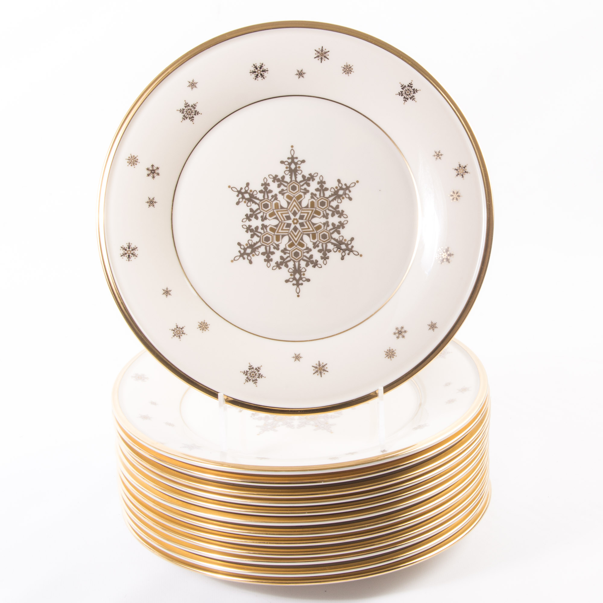 Lenox "Eternal Christmas" Accent Salad Plates EBTH