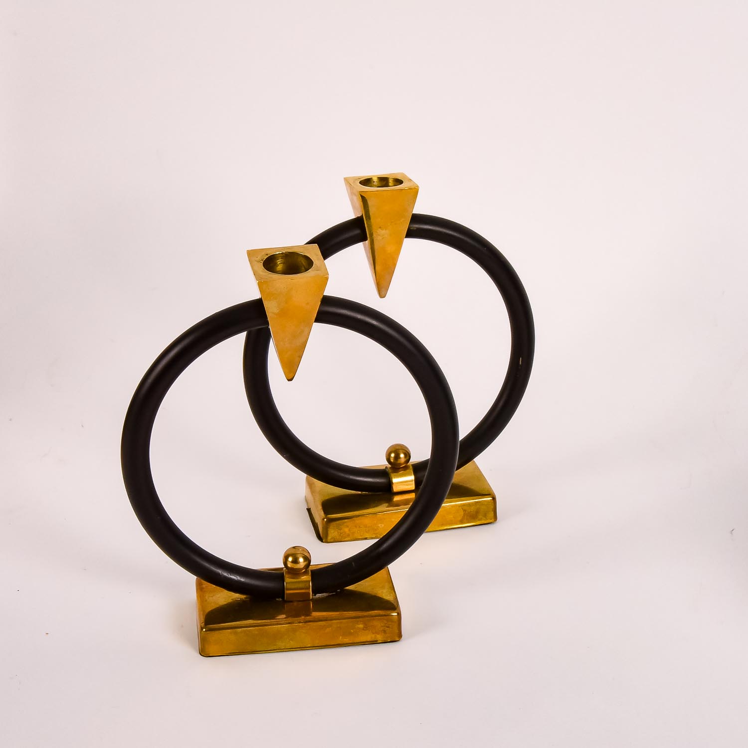 Vintage Brass and Metal Candleholders EBTH