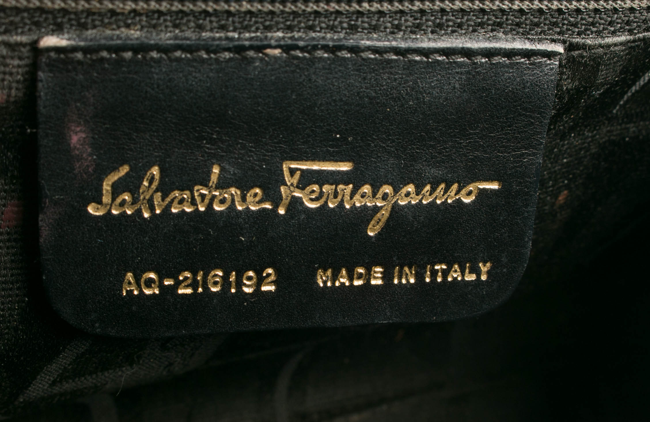 Salvatore Ferragamo Handbag Serial Number