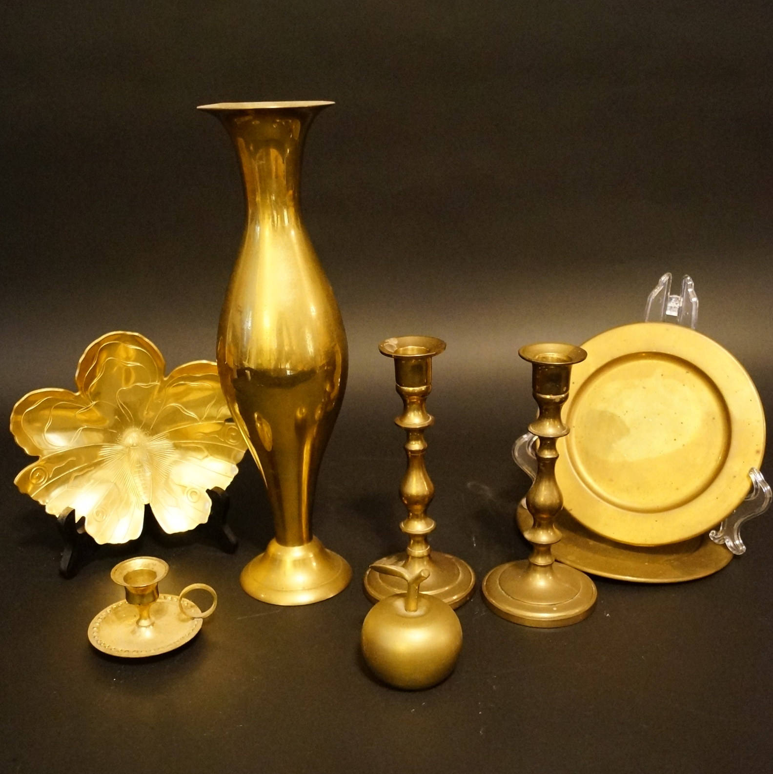 Collection Of Brass Home Decor Items Ebth