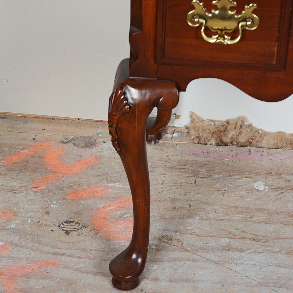 Lexington Furniture Co. Chippendale Style Cherry Highboy Chest on Stand