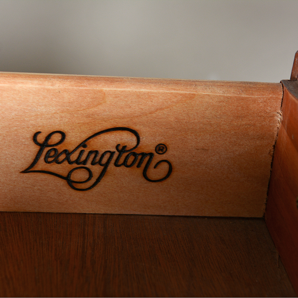 Lexington Furniture Co. Chippendale Style Cherry Highboy Chest on Stand