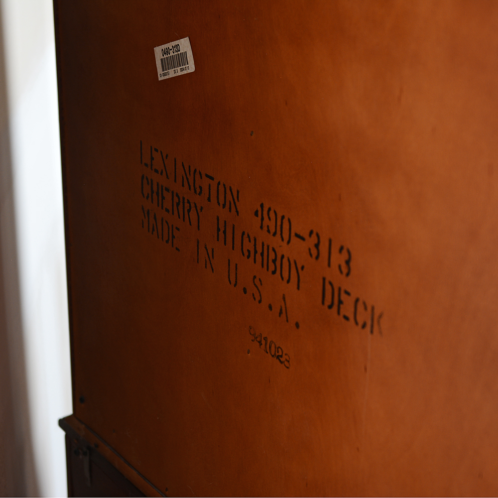 Lexington Furniture Co. Chippendale Style Cherry Highboy Chest on Stand