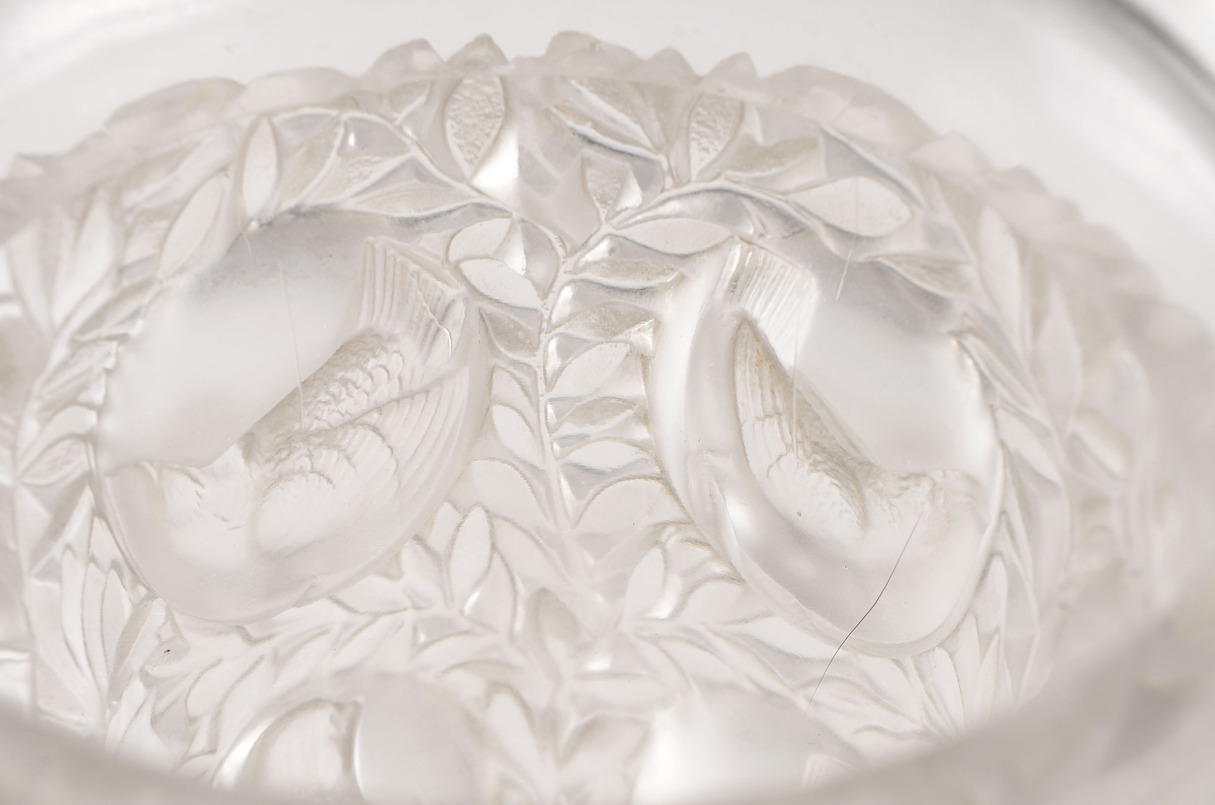 Lalique Crystal "Love Birds" Vase EBTH
