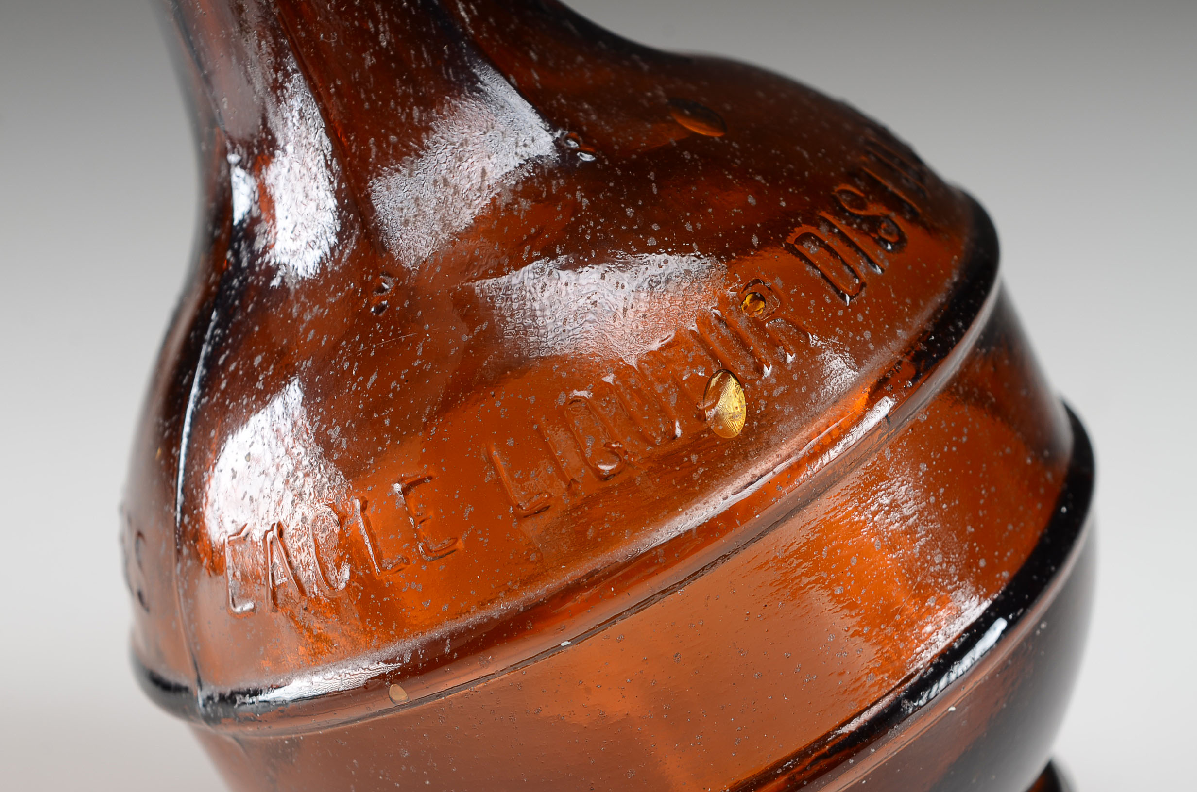 Antique Eagle Liqueur Angostura Bark Bitters Amber Glass Bottle EBTH