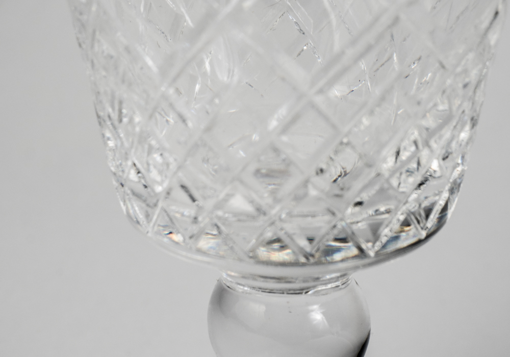 Crystal Cordial Glasses EBTH