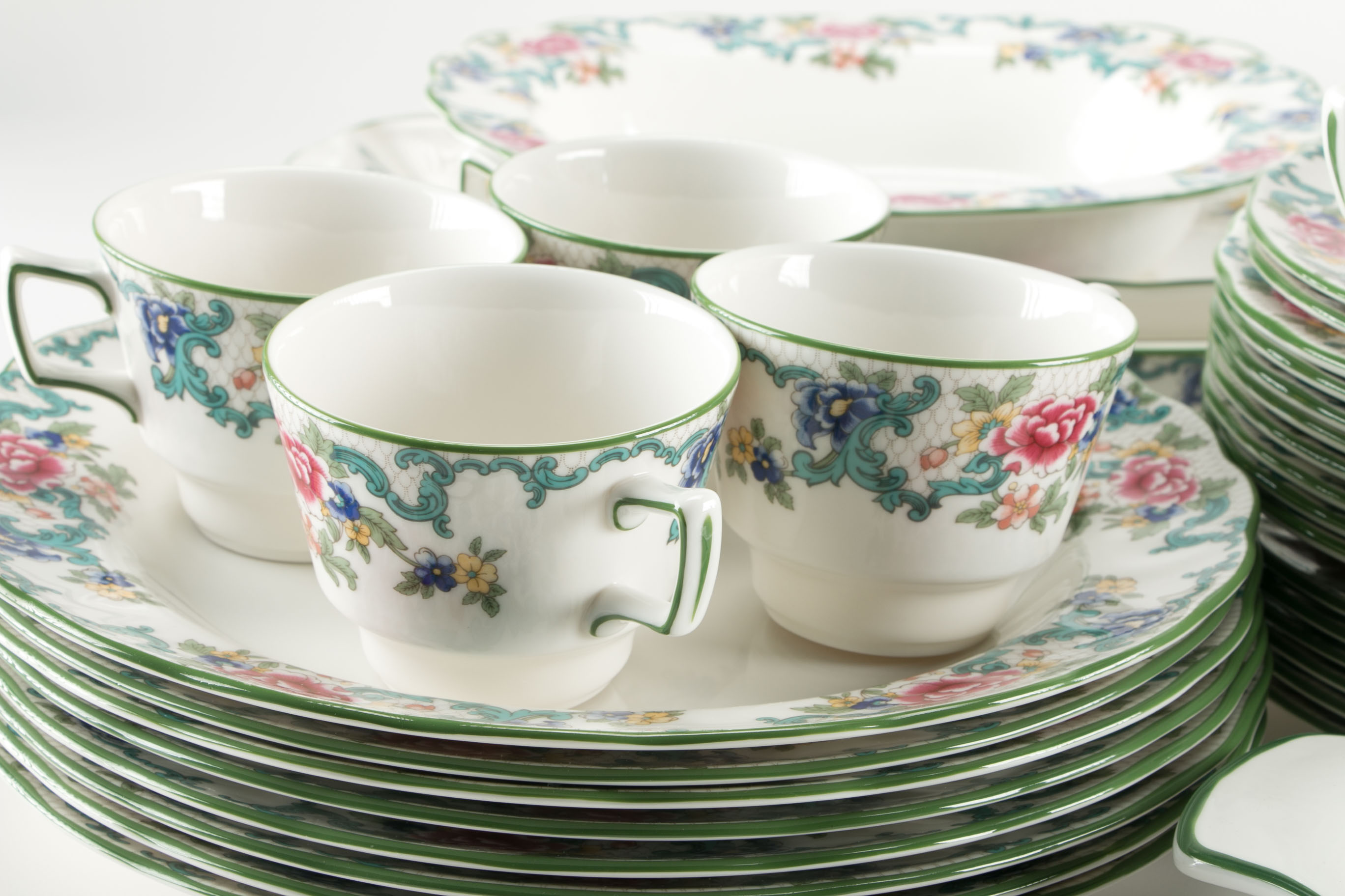 Royal Doulton "Floradora Green" China Set EBTH
