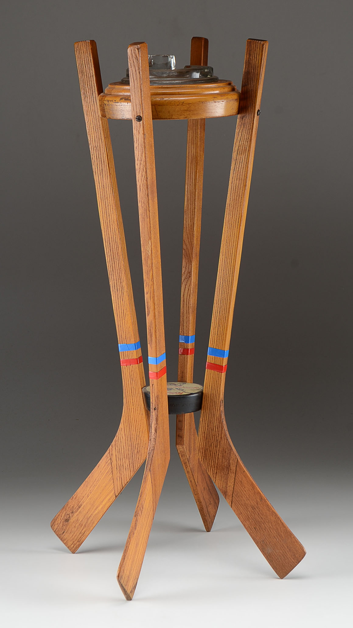 Unique Cincinnati Mohawks Equipment Ashtray Wood Stand EBTH