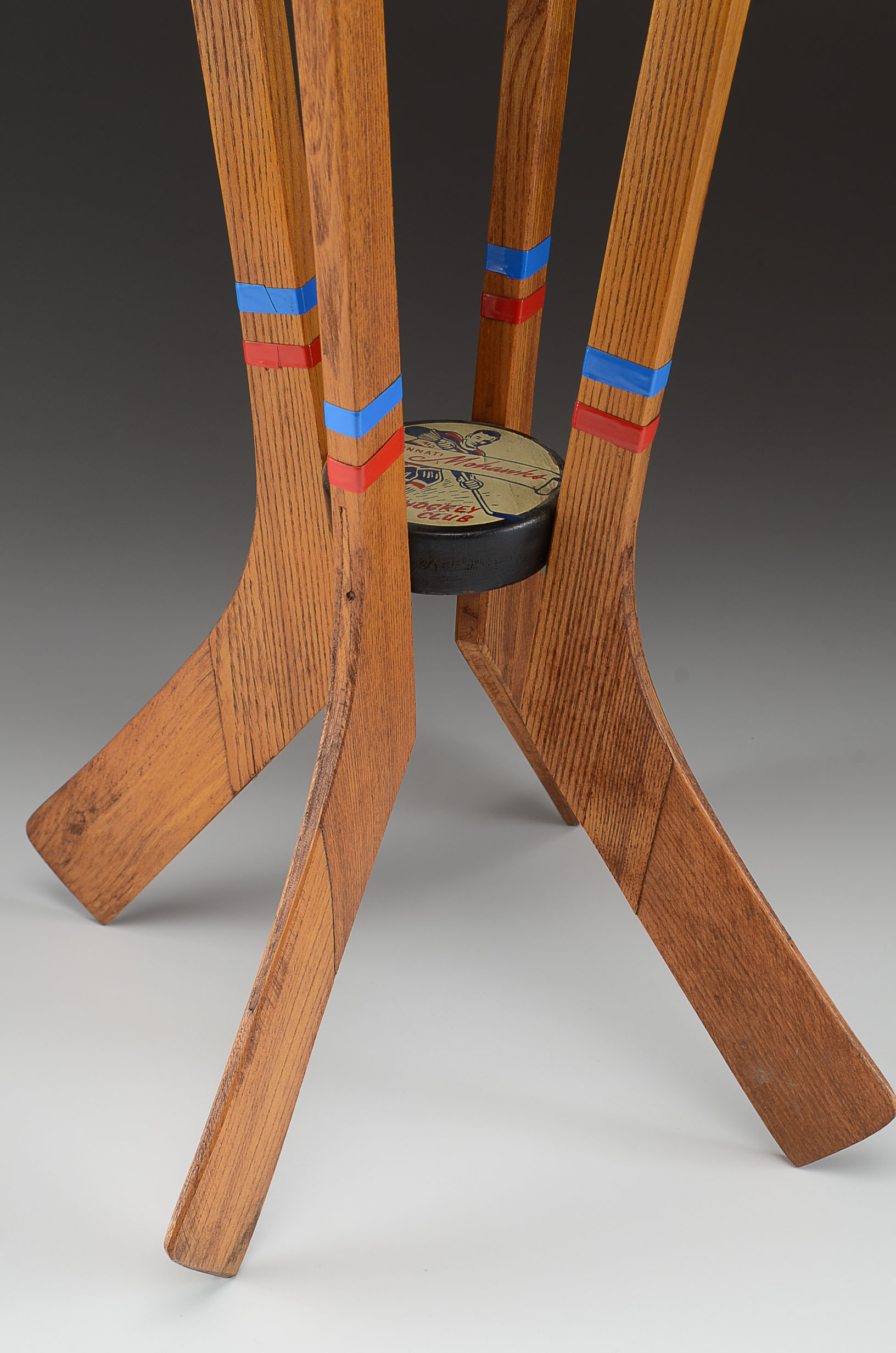 Unique Cincinnati Mohawks Equipment Ashtray Wood Stand EBTH