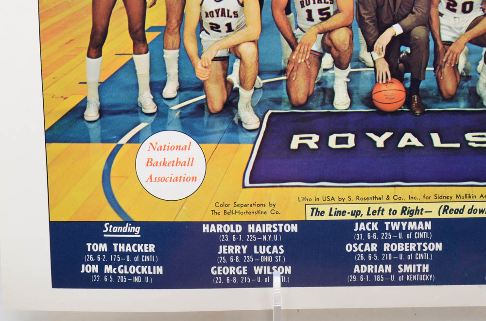 19651966 Cincinnati Royals Team Photo EBTH
