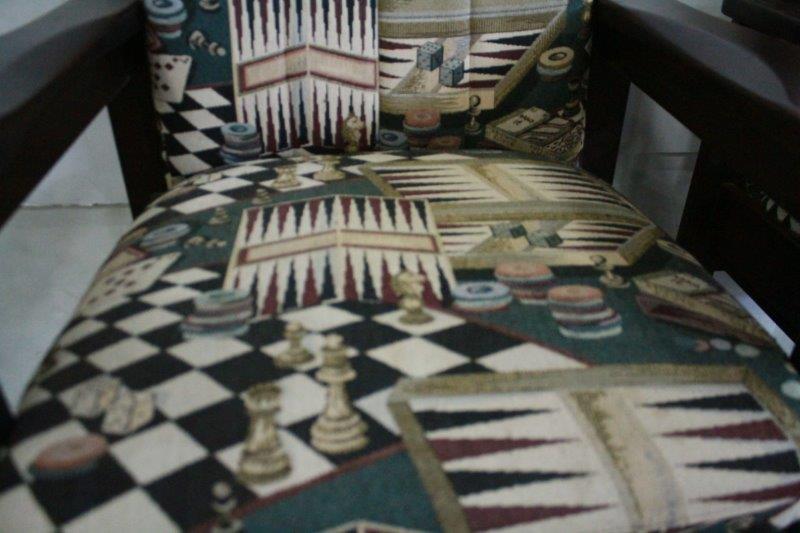 Pair of Themed Bar Stools with Cup Holders EBTH