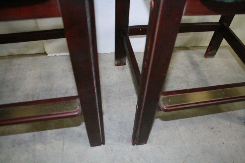 Pair of Themed Bar Stools with Cup Holders EBTH