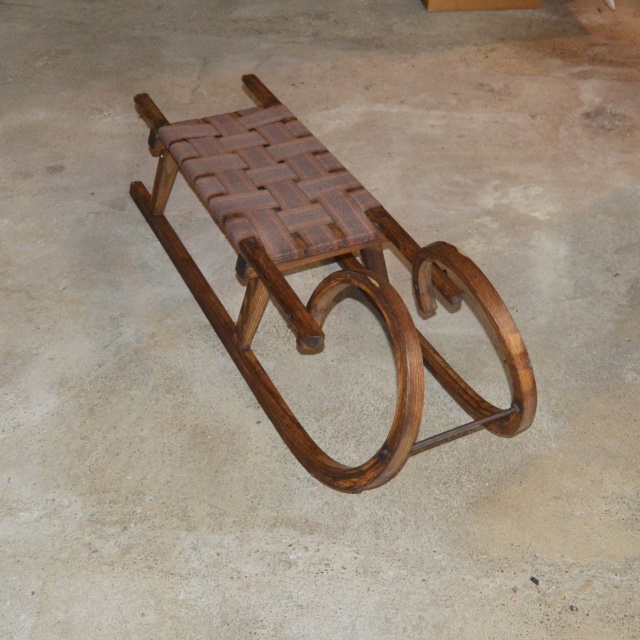 Antique Wooden Runner Sled Ebth