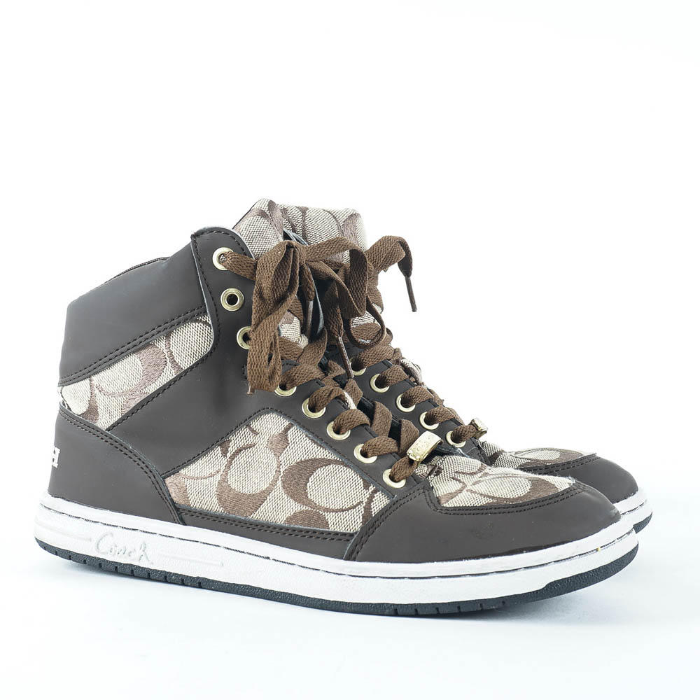 coach norra high top sneakers