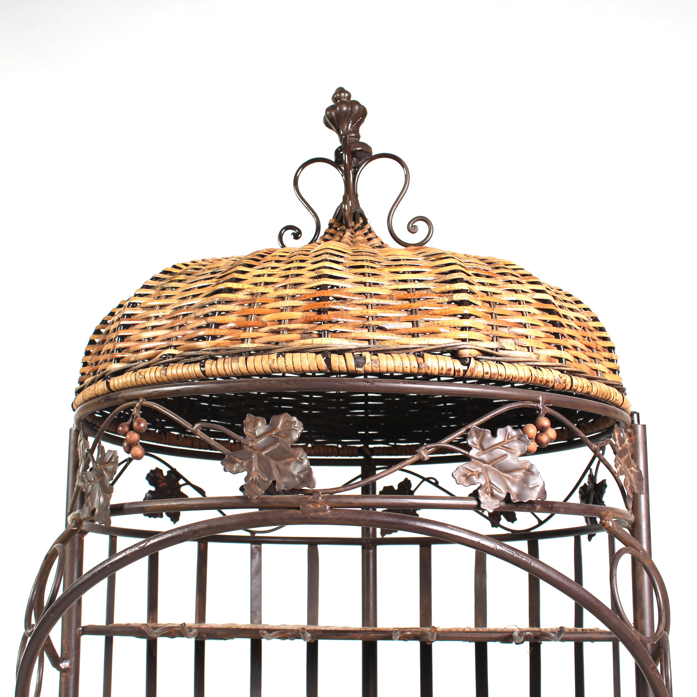 Standing Birdcage Wine Rack EBTH