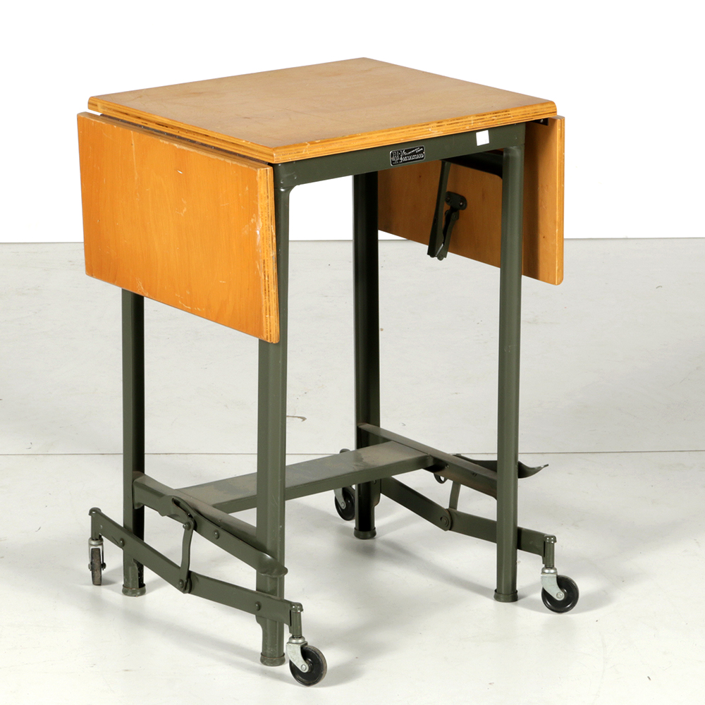 Vintage HiLo Typewriter Stand by Metalstand EBTH