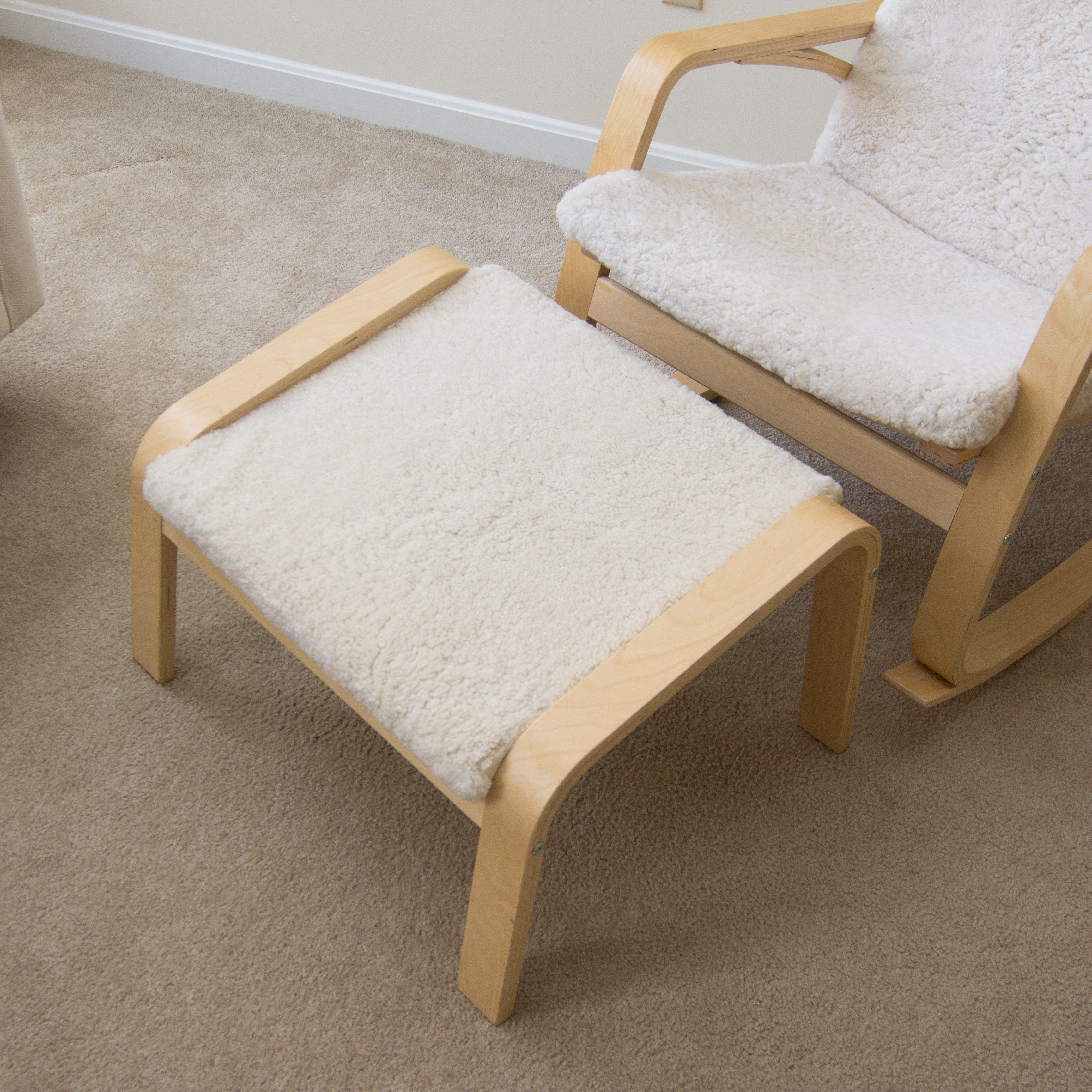 Rocking Chair and Ottoman by Ikea EBTH