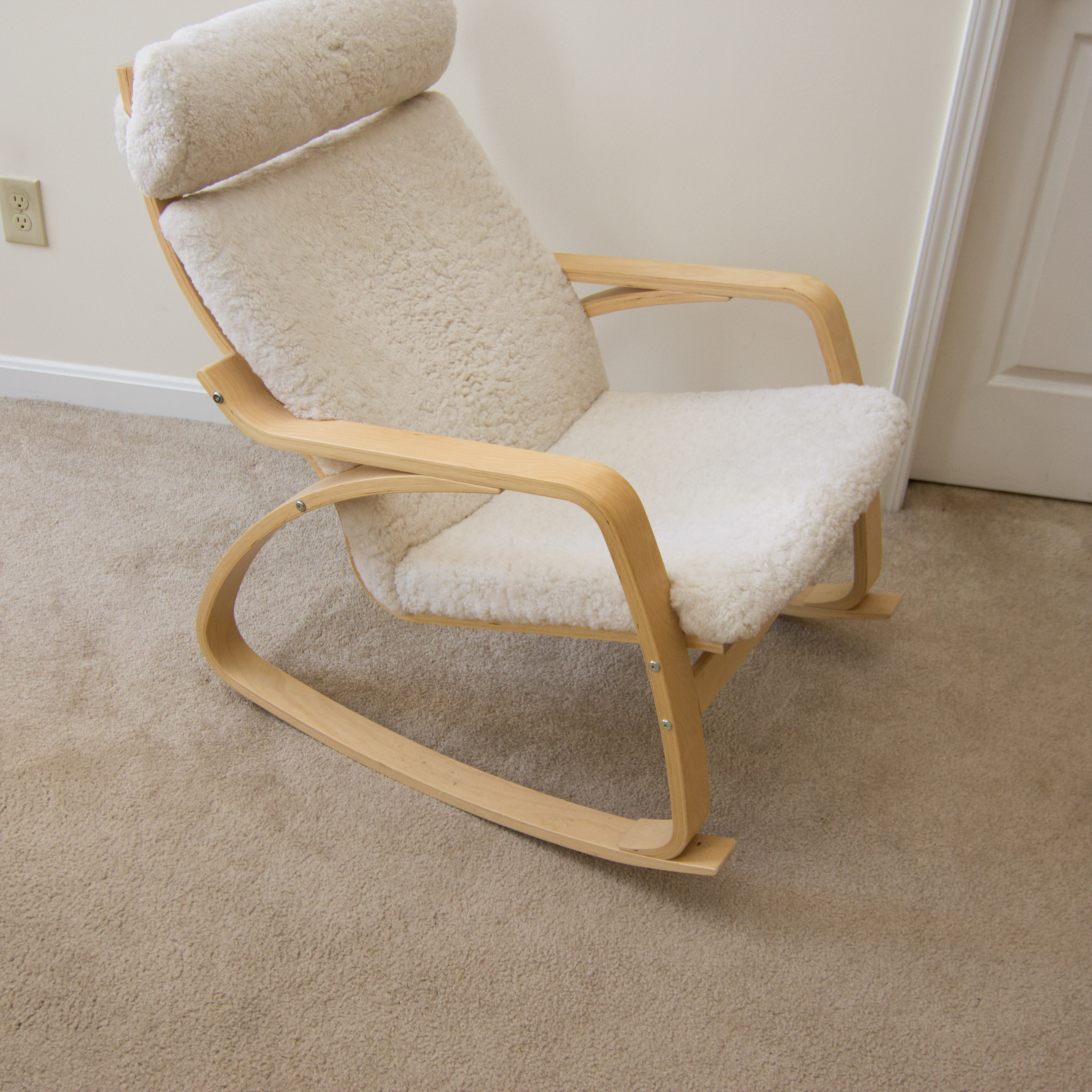 Rocking Chair and Ottoman by Ikea EBTH