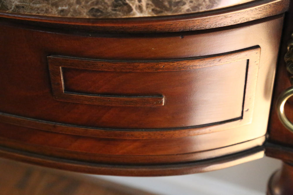 Henredon Historic Natchez Marble Top Console Table EBTH