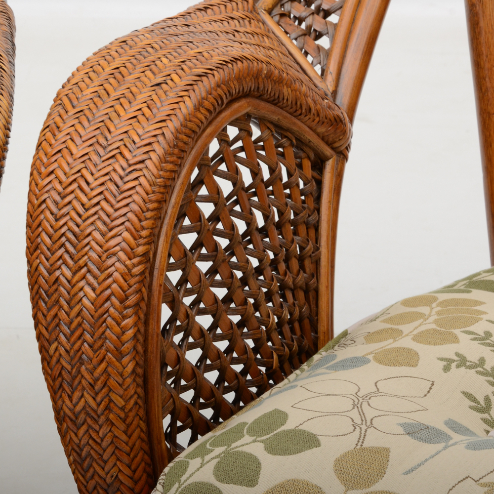 Two Pier One "Azteca" Armchairs EBTH