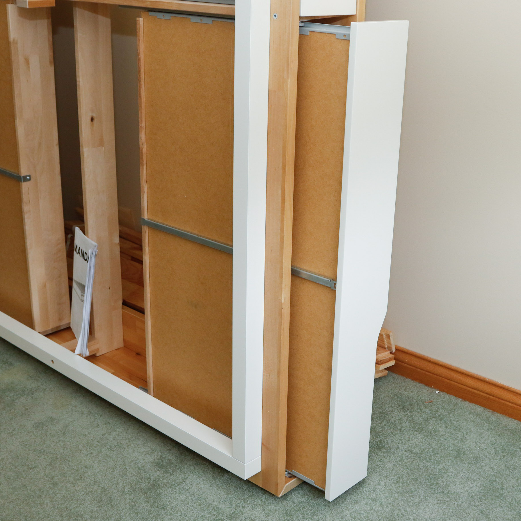 IKEA MANDAL Queen Bed Frame with Storage EBTH